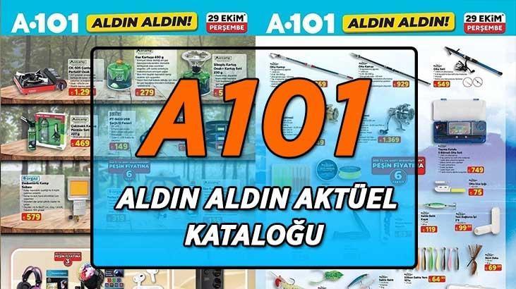 A101'in 29 Ekim Perşembe tarihli Aldın Aldın aktüel kataloğu duyuruldu.