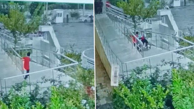 Adıyaman'ın Kahta ilçesinde 3'üncü sınıf öğrencisi Yusuf Orman, aniden bastıran