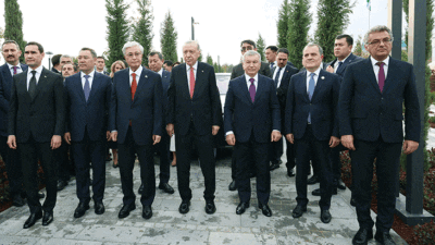 Başkent Ankara'da düzenlenen Türk Devletleri Teşkilatı 13. Zirvesi kapsamında liderler