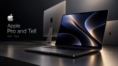 Apple, 28 Ekim'deki Pro and Tell etkinliğinde dokunmatik ekranlı ilk