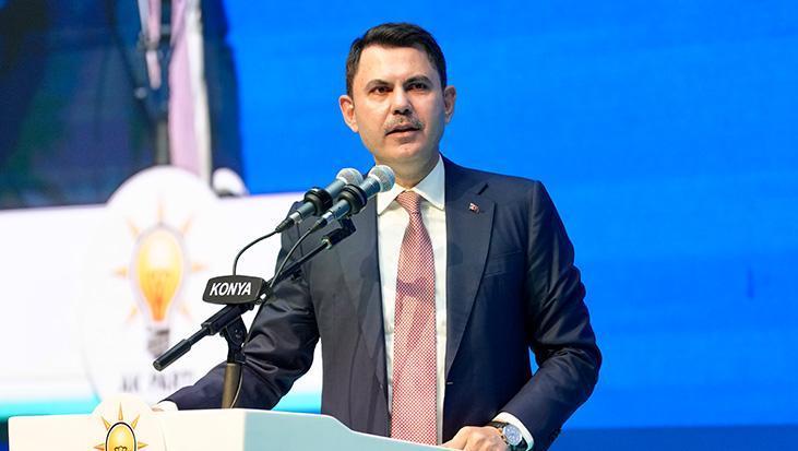 Çevre, Şehircilik ve İklim Değişikliği Bakanı Murat Kurum, Konya'daki teşkilat