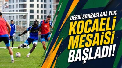 Çaykur Rizespor Deplasmanda Oynayacağı Kocaelispor Maçının Hazırlıklarına Ara Vermeden Başladı!