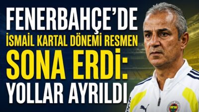 Fenerbahçe'de teknik direktör İsmail Kartal dönemi resmen bitti. Sarı-lacivertli yönetim,
