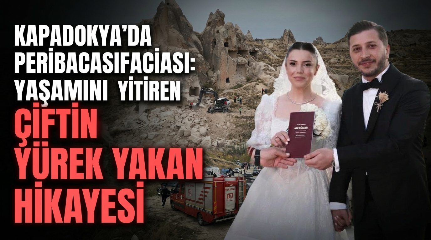 Kapadokya'da peribacasının çökmesi sonucu 3 kişi yaşamını yitirdi, 5 turist