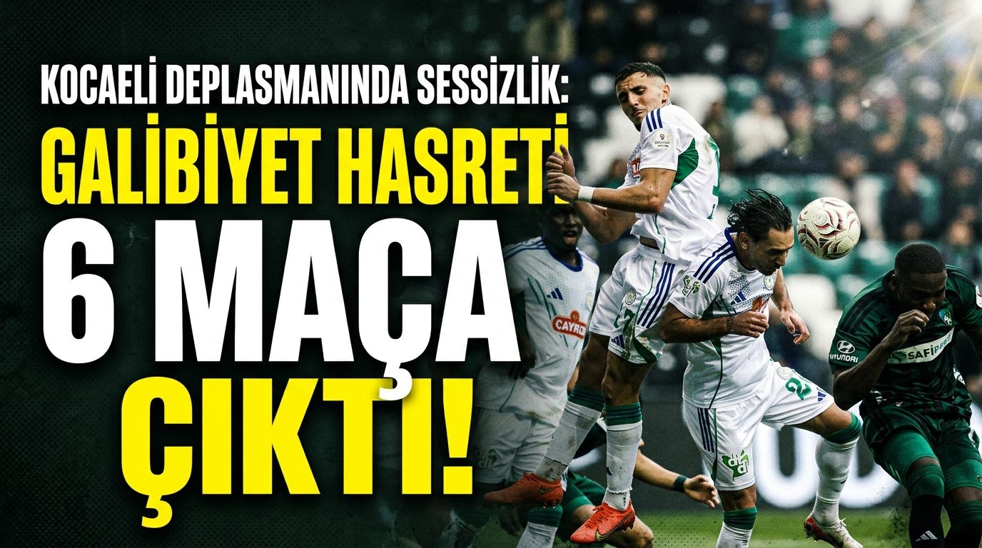 Kocaelispor deplasmanından 0-0'lık beraberlikle dönen Çaykur Rizespor, Süper Lig'deki galibiyet
