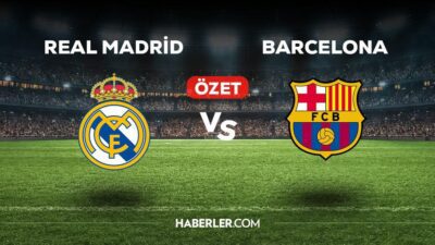 İspanya'da dev derbi heyecanı geride kaldı; Real Madrid ile Barcelona