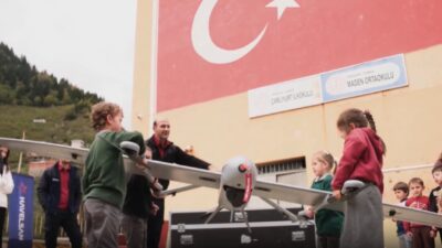HAVELSAN'ın 'Mühendis Çocuk Yollarda' projesi kapsamında millî insansız hava aracı