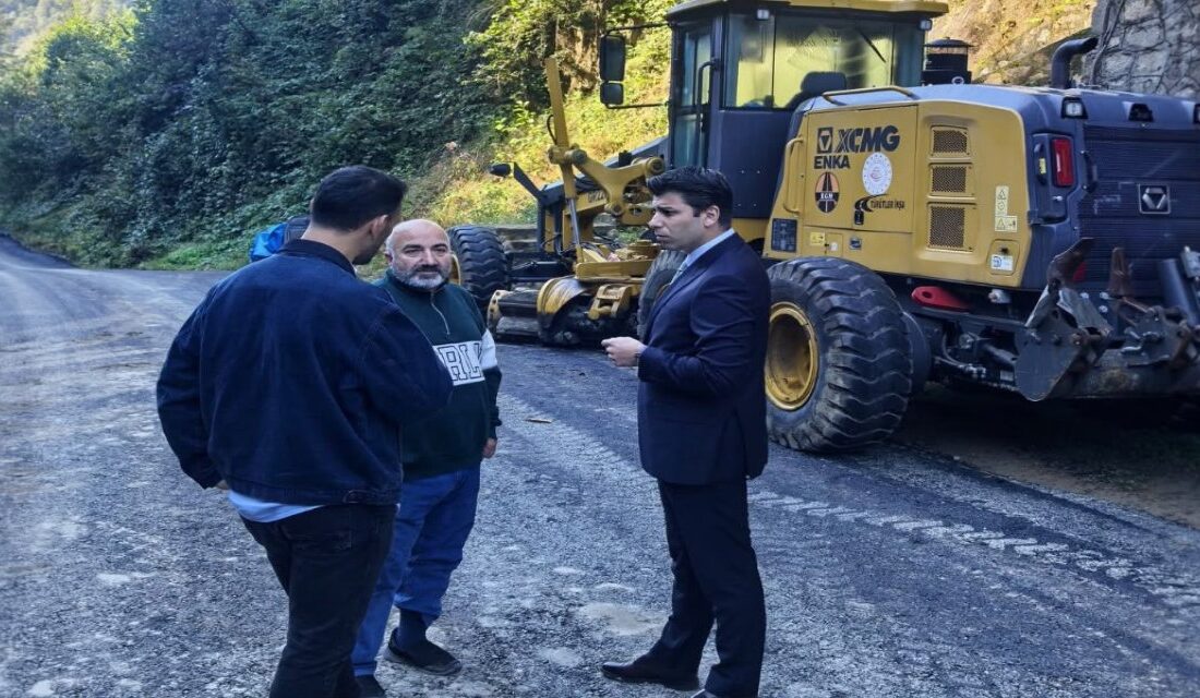 Hemşin Kaymakamı Murat Karnap, Akyamaç ve Boğaziçi köyleri arasındaki 5