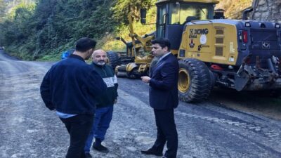 Hemşin Kaymakamı Murat Karnap, Akyamaç ve Boğaziçi köyleri arasında hayata