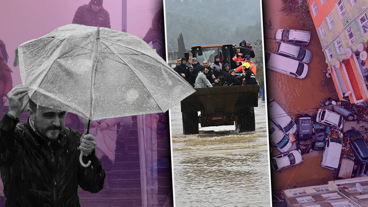 İstanbul'da sıcaklıklar 7 derece düşerken AKOM ve Meteoroloji kuvvetli sağanak