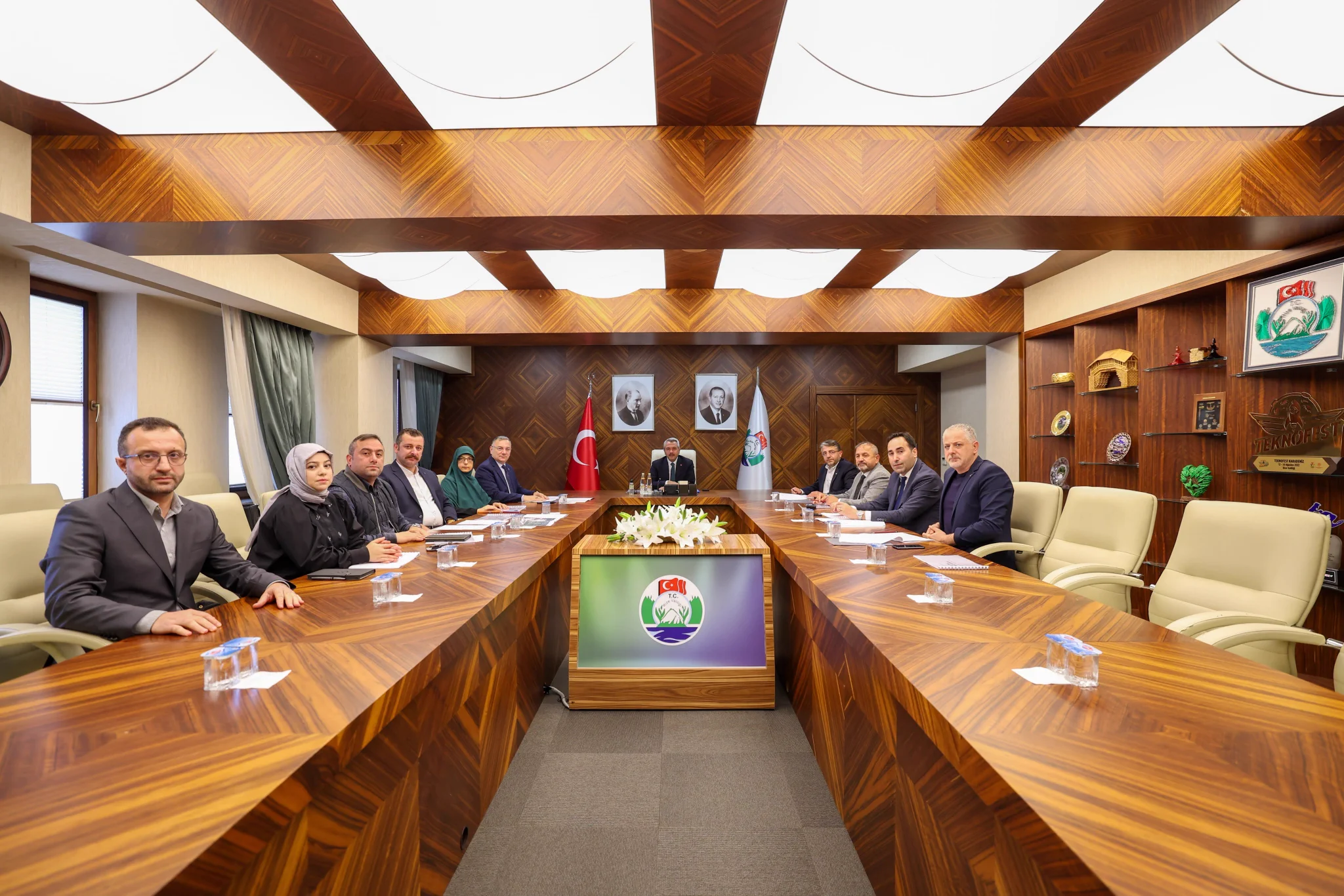 Rize OSB Yönetim Kurulu, Vali İhsan Selim Baydaş başkanlığında toplanarak