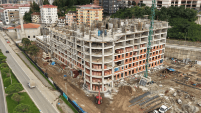 Rize İslampaşa’da 10 Katlı Dev Öğrenci Yaşam Kampüsü Yükseliyor: Fiziki